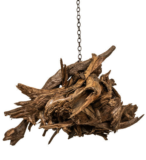 Meyda 38"w Driftwood Led Pendant- 143814