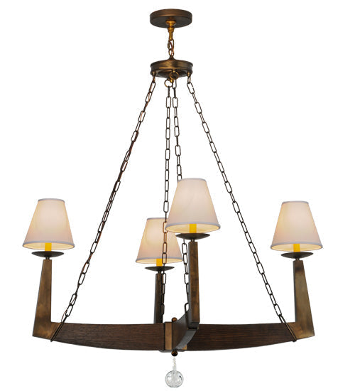 Meyda 42" Wide Arendal 4 Light Chandelier- 195110