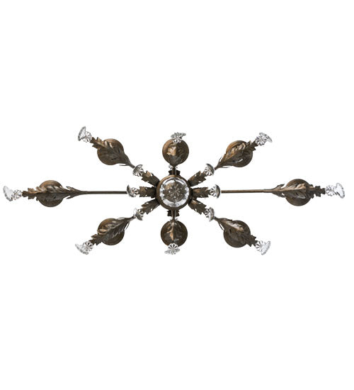 Meyda 44" Long Windsor 8 Light Oblong Chandelier- 143961