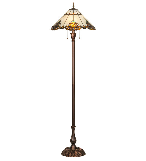 Meyda 63"H Shell with Jewels Floor Lamp '144409