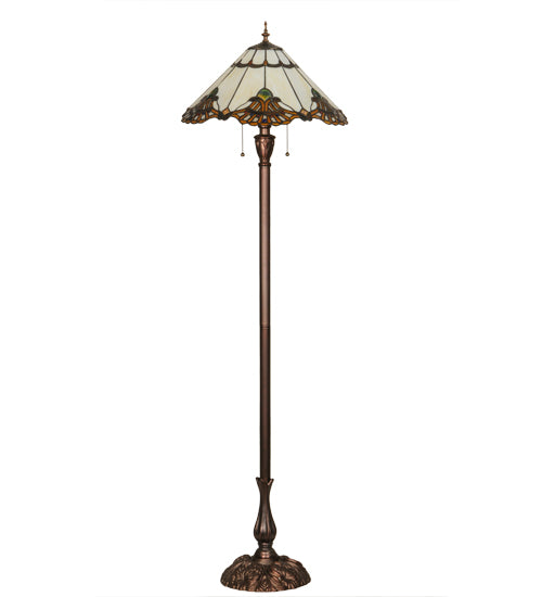 Meyda 63"H Shell with Jewels Floor Lamp '144409