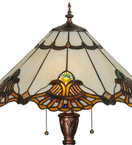 Meyda 63"H Shell with Jewels Floor Lamp '144409