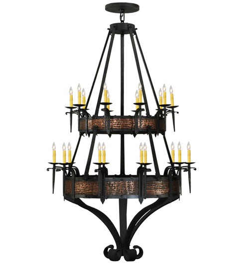 Meyda 48" Wide Costello 20 LT Two Tier Chandelier '145338