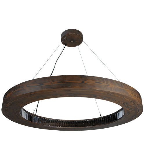 Meyda 40"w Hickory Treasures Led Pendant - 145991