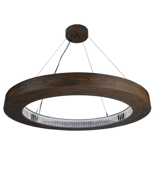 Meyda 40"w Hickory Treasures Led Pendant - 145991