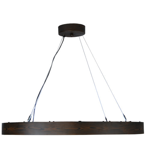 Meyda 40"w Hickory Treasures Led Pendant - 145991