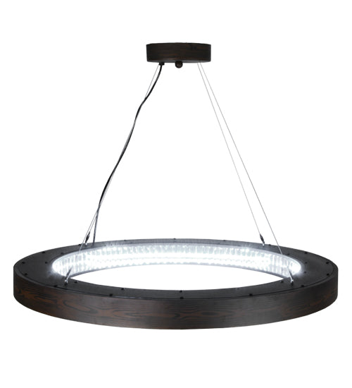 Meyda 40"w Hickory Treasures Led Pendant - 145991