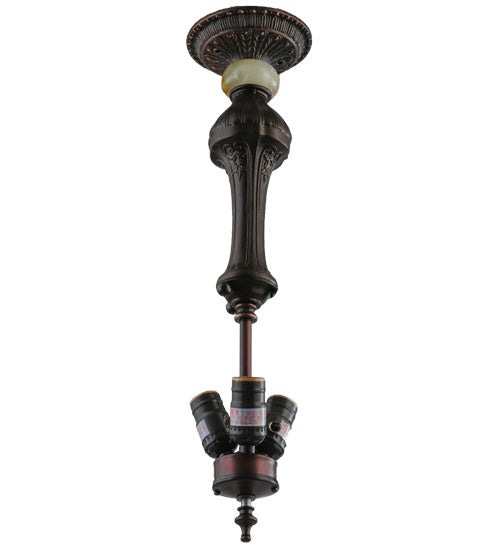 Meyda 21.5" BULB COLUMN/ONYX/COLUMN 3 LT FLUSH '14809