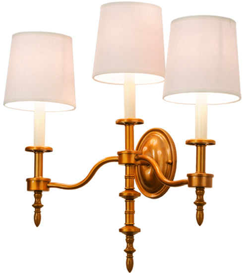 Meyda 22"W Toby 3 LT Wall Sconce '148901