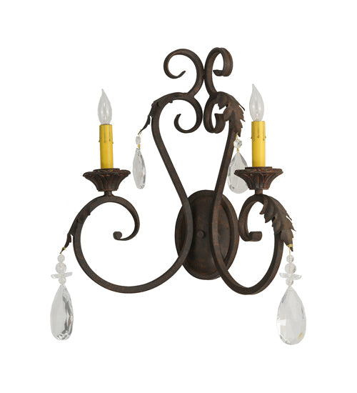 Meyda 20" Wide Josephine 2 Light Wall Sconce- 149381