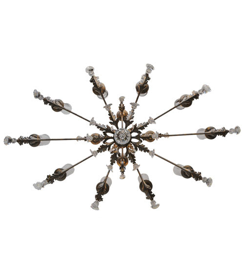 Meyda  62" Long Windsor 14 Light Oblong Chandelier- 149437