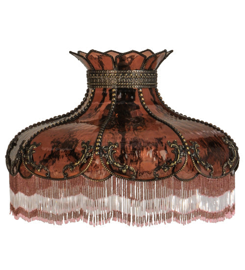 Meyda 22" Wide Elizabeth W/Fringe Shade '149639