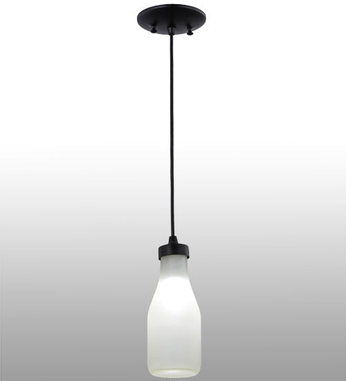 Meyda 5" Wide Milk Bottle LED Mini Pendant '151225