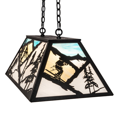 Meyda 33"L Alpine Oblong Pendant '152185