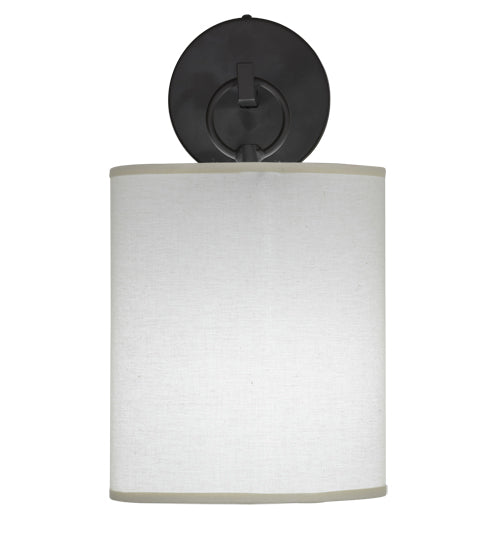 Meyda 8"w Cilindro Campbell Wall Sconce - 153357