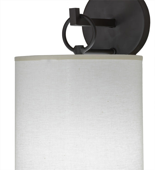 Meyda 8"w Cilindro Campbell Wall Sconce - 153357