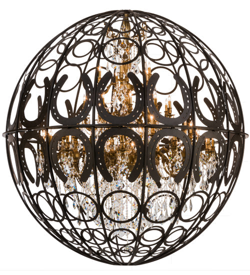 Meyda 70" Wide Equestriana Crystal Chandelier '153398