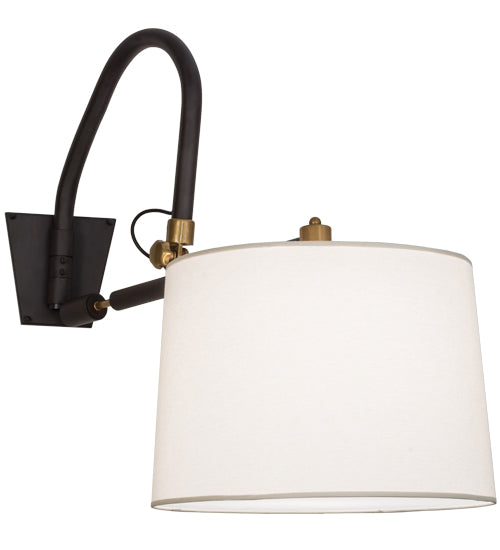 Meyda 20"W Stuyvesant Swing Arm Wall Sconce'153400