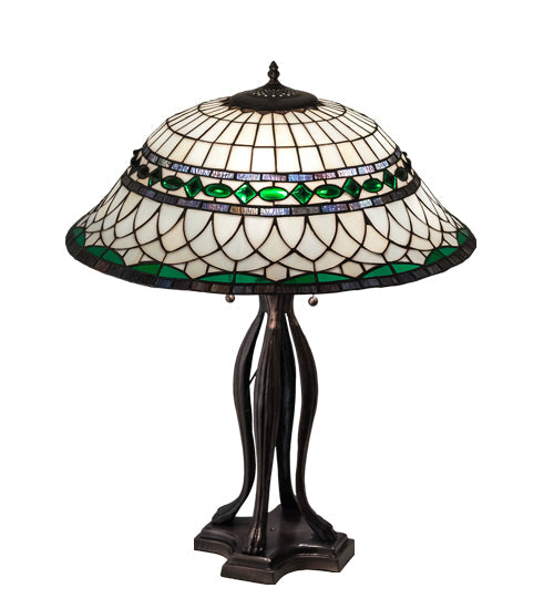 Meyda 30" High Tiffany Roman Table Lamp- 15405