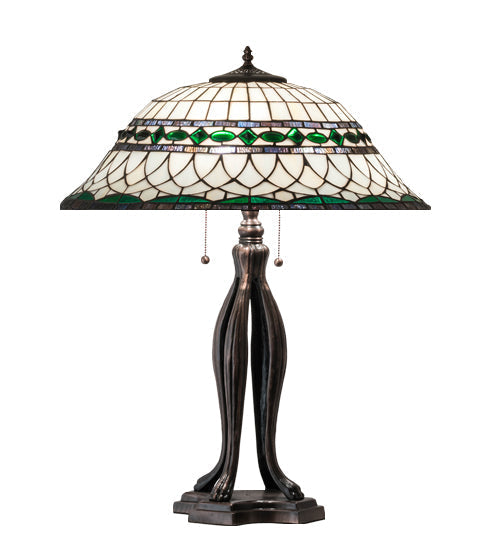 Meyda 30" High Tiffany Roman Table Lamp- 15405