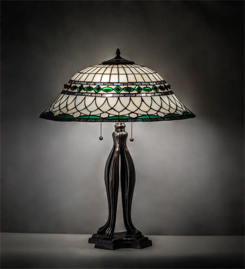 Meyda 30" High Tiffany Roman Table Lamp- 15405