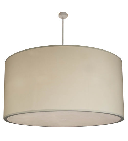 Meyda 72"W Cilindro White Textrene Pendant '154708