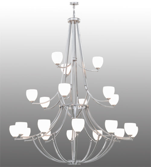 Meyda 84"W Everett 21 LT Three Tier Chandelier '156064