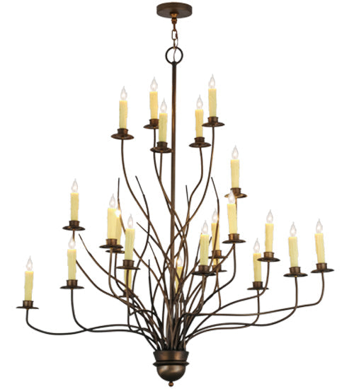 Meyda 54"W Sycamore 22 LT Chandelier '156313