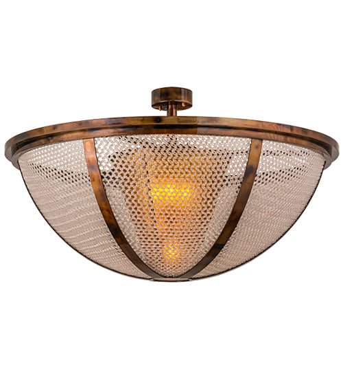 Meyda 48"W Maille Semi-Flushmount '156519