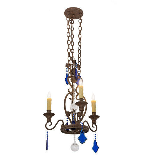 Meyda 20"W Peak 3 LT Chandelier- 157205