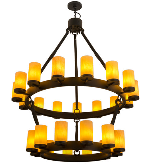 Meyda 48"W Noziroh Ring 27 LT Two Tier Chandelier '159006