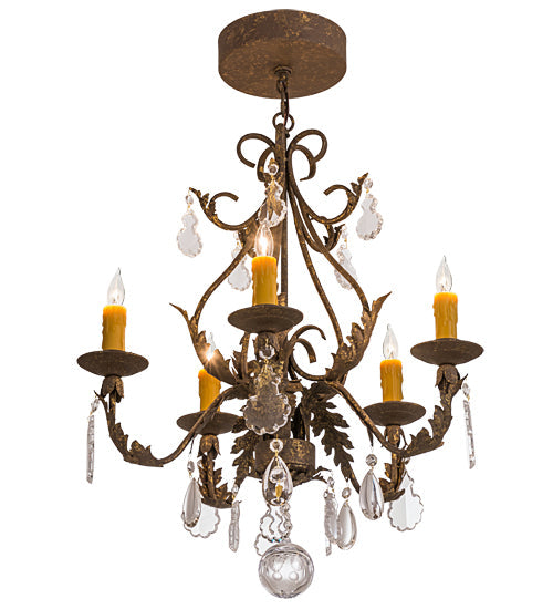 Meyda  24"W French Elegance 5 LT Chandelier- 159601