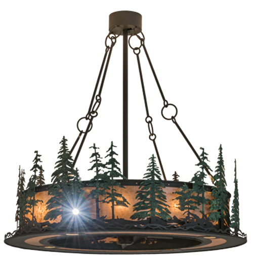 Meyda 48"W Tall Pines Chandel-Air- 162413