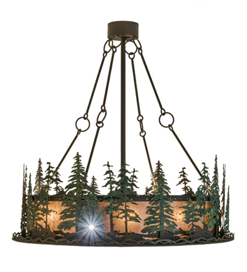 Meyda 48"W Tall Pines Chandel-Air- 162413