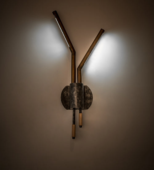 Meyda 12"W Varillas LED Wall Sconce '164927