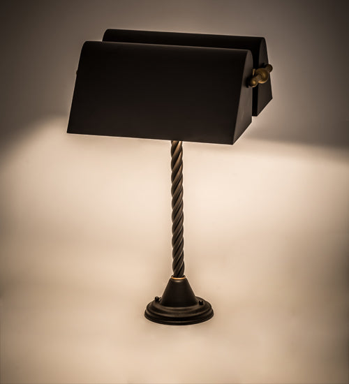 Meyda 21"H Belmont Banker's Lamp '165093