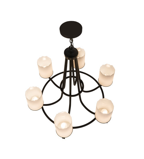 Meyda 36" Wide Octavia 6 Light Chandelier '165443