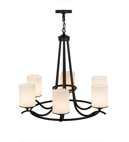 Meyda 36" Wide Octavia 6 Light Chandelier '165443