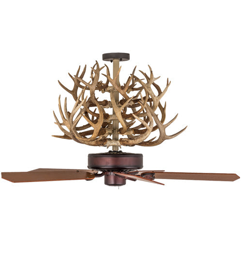 Meyda 52"W Antlers Whitetail Deer Meyda Lighting-Air- 167253