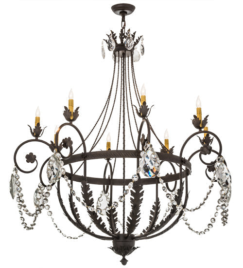 Meyda  45"W Antonia 8 LT Chandelier- 167783