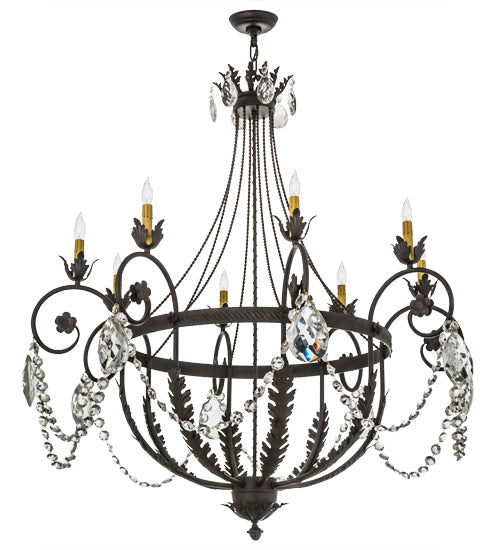 Meyda  45"W Antonia 8 LT Chandelier- 167783