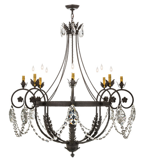 Meyda  45"W Antonia 8 LT Chandelier- 167783