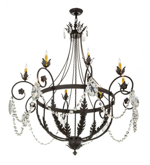 Meyda  45"W Antonia 8 LT Chandelier- 167783