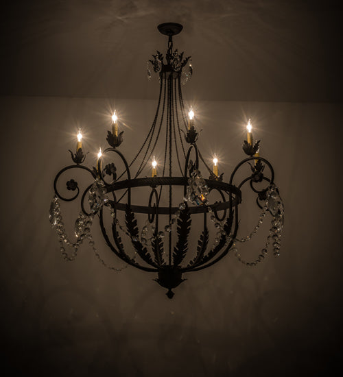 Meyda  45"W Antonia 8 LT Chandelier- 167783