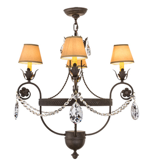 Meyda 26"W Antonia 4 LT Chandelier- 167827