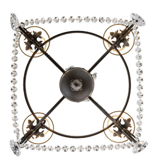 Meyda 26"W Antonia 4 LT Chandelier- 167827