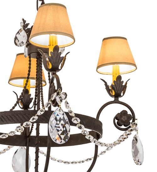 Meyda 26"W Antonia 4 LT Chandelier- 167827