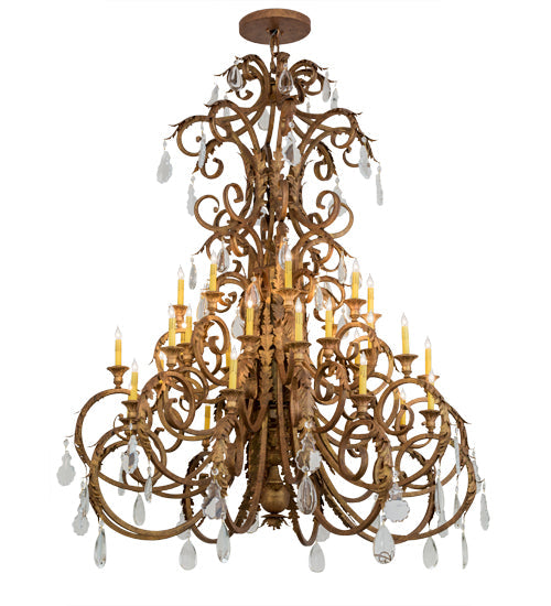 Meyda 60" Wide Serratina 32 Light Chandelier- 168059