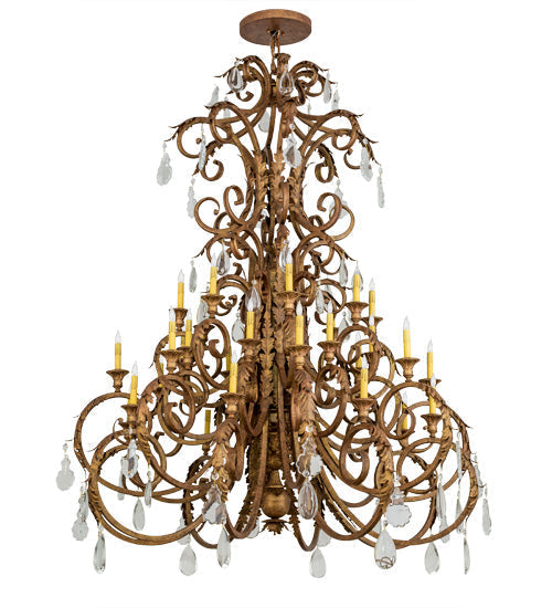 Meyda 60" Wide Serratina 32 Light Chandelier- 168059