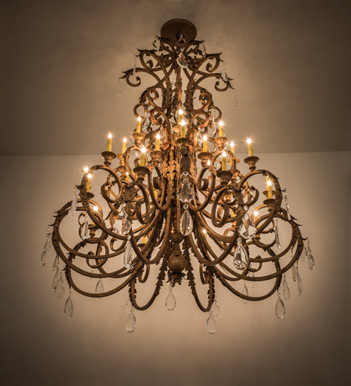 Meyda 60" Wide Serratina 32 Light Chandelier- 168059